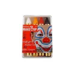 Jourdefete Boîte De 4 Crayons - Blanc Jaune Rouge Noir