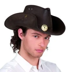 Jourdefete Chapeau Shérif Luxe Adulte