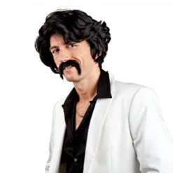Jourdefete Perruque Et Moustaches Chuck