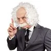 Jourdefete Perruque Albert Einstein Avec Moustache Et Lunettes