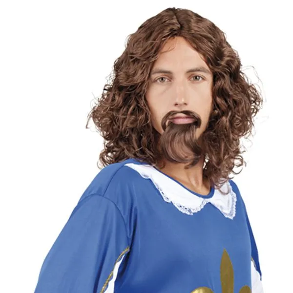 Jourdefete Perruque Mousquetaire Et Sa Barbichette