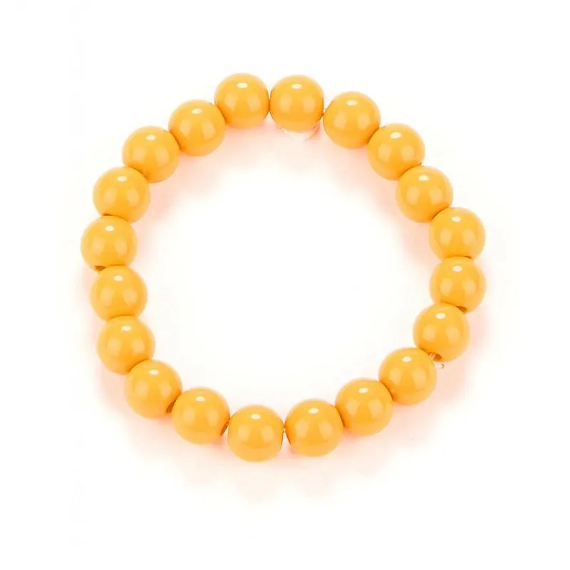 Jourdefete Bracelet De Perles - Orange