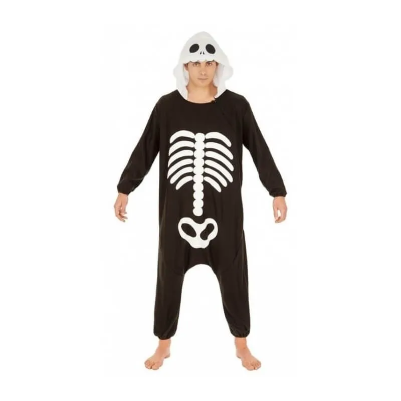 Jourdefete Kigurumi Squelette - Adulte - 180 Cm