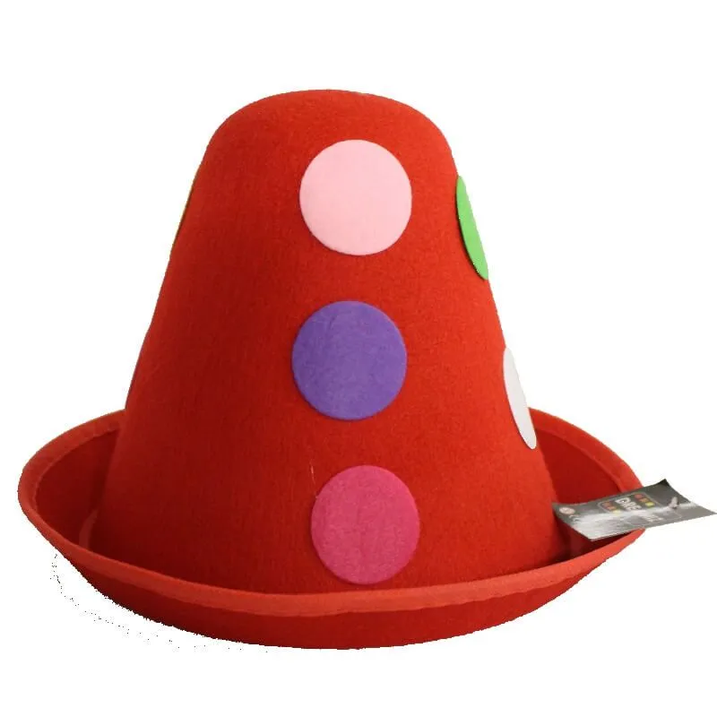 Jourdefete Chapeau De Clown - Bleu Ou Rouge Au Choix – Image 2