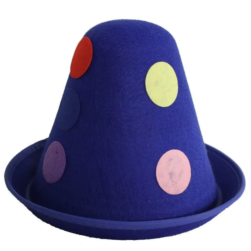 Jourdefete Chapeau De Clown - Bleu Ou Rouge Au Choix – Image 3