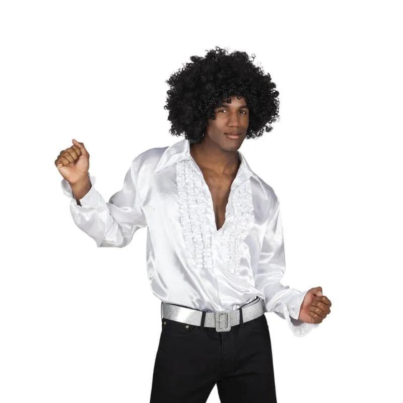 Jourdefete Chemise Disco à Froufrous Taille L - Couleur Au Choix – Image 4