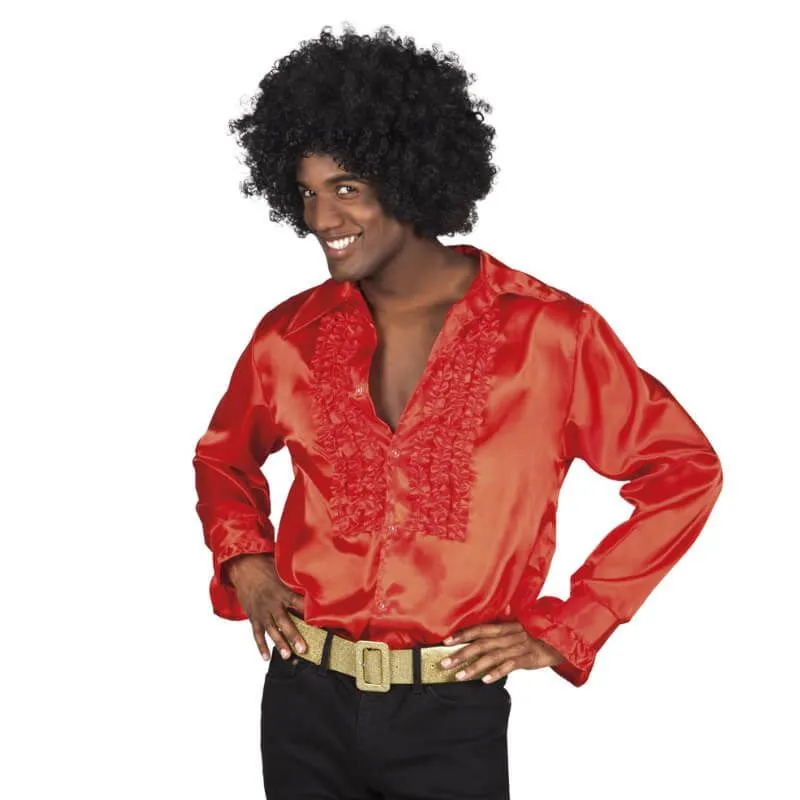 Jourdefete Chemise Disco à Froufrous Taille L - Couleur Au Choix – Image 6