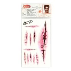 Jourdefete Tatouage Temporaire Adulte - Cicatrices Et Plaies