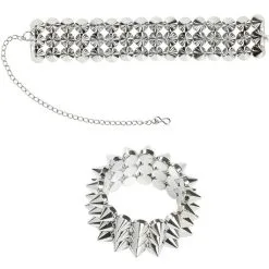 Jourdefete Ras Le Cou Et Bracelet Punk