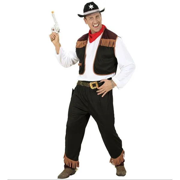 Jourdefete Déguisement CowBoy Homme