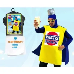 Jourdefete Costume Homme "Pastis Man"
