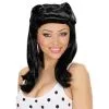 Jourdefete Perruque Pin Up Femme - Noir