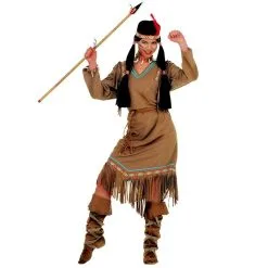 Jourdefete Déguisement Indienne Cheyenne Femme - Taille Au Choix