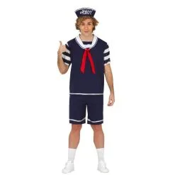 Jourdefete Déguisement De Marin 80's Pour Homme - Taille Au Choix