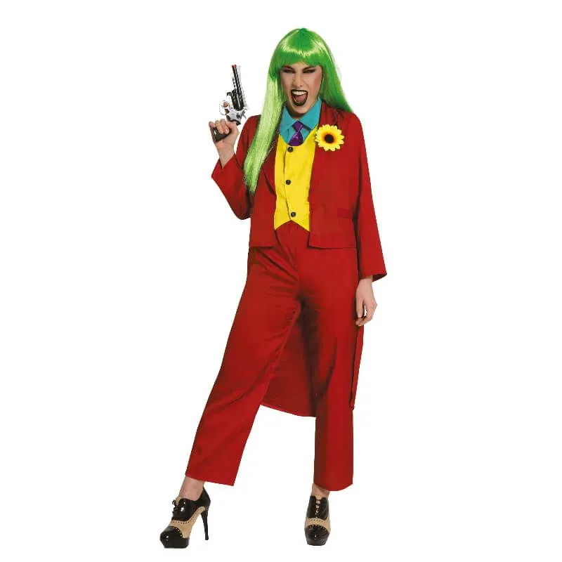 Jourdefete Déguisement De Mrs Smile Le Clown Tueur Pour Femme - Taille Au Choix