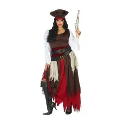 Jourdefete Déguisement De Femme - Pirate Avec Chapeau - Taille XXL