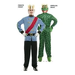 Jourdefete Déguisement Double Fun - Prince / Crapaud - Taille Au Choix