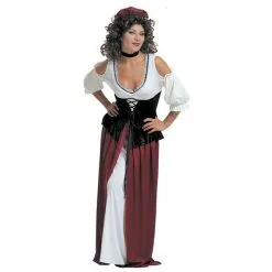 Jourdefete Déguisement Femme Aubergiste Médiévale