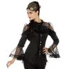 Jourdefete Déguisement Femme - Blouse Victoria Steampunk - Taille Au Choix