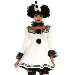 Jourdefete Déguisement Femme - Déguisement Pierrot - Taille Au Choix