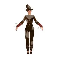 Jourdefete Déguisement Femme Epouvantail - Taille Au Choix