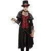 Jourdefete Déguisement Femme - Manteau Vampire Steampunk - Taille Au Choix