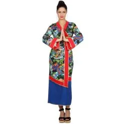 Jourdefete Déguisement Femme - Robe Chinoise - Taille Au Choix