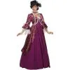 Jourdefete Déguisement Femme - Robe De Marquise - Violet - Taille Au Choix