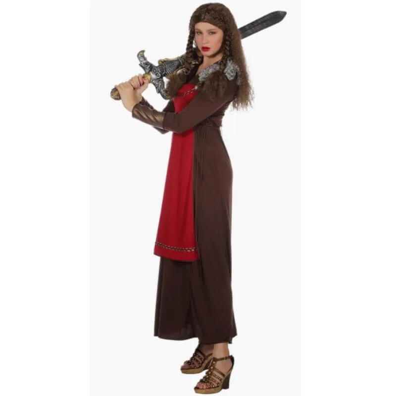 Jourdefete Déguisement Femme - Robe Viking - Taille Au Choix – Image 3