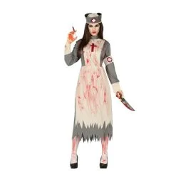 Jourdefete Déguisement Halloween D'infirmière Fantôme - Taille Au Choix