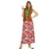 Jourdefete Déguisement Robe Longue De Hippie Femme