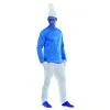 Jourdefete Déguisement Homme Bonhomme Bleu - Taille Au Choix