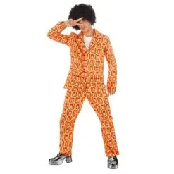 Jourdefete Déguisement Homme - Ensemble 70'S - Taille Au Choix