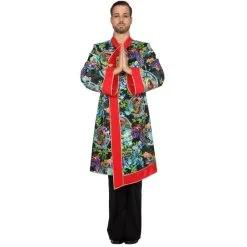 Jourdefete Déguisement Homme - Samouraï Dragon - Taille Au Choix