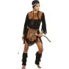 Jourdefete Déguisement Indienne Noir Et Marron - Femme - Taille Au Choix