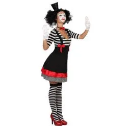 Jourdefete Déguisement Mime Femme - Taille Au Choix
