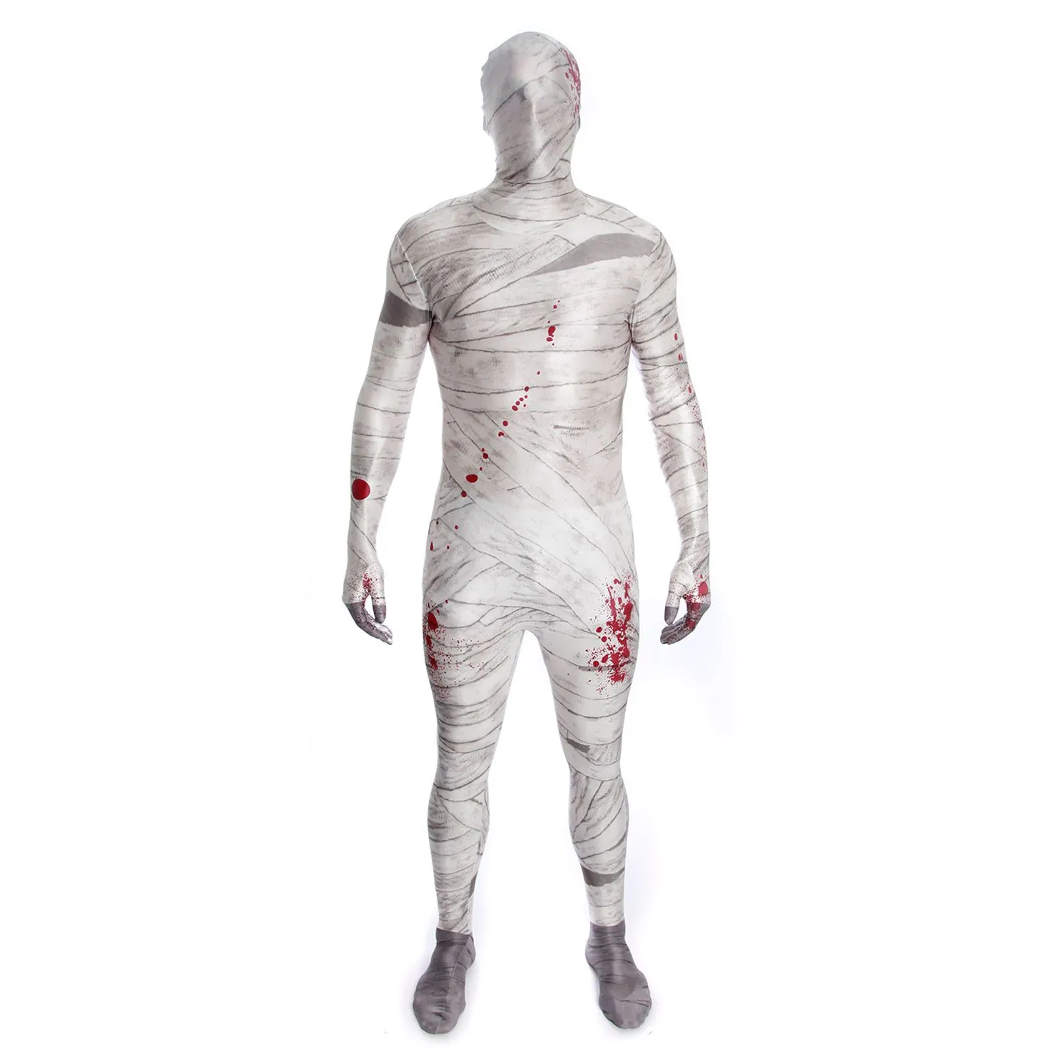Jourdefete Déguisement Adulte Halloween Morphsuits Momie