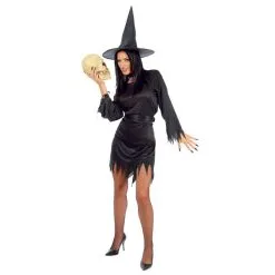 Jourdefete Déguisement Sorcière Gothique Femme