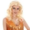 Jourdefete Perruque Blonde Doll Pour Femme