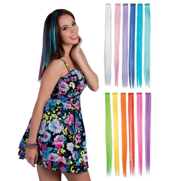 Jourdefete Extension Pour Cheveux Mèches Fluo - Coloris Au Choix