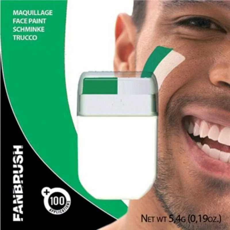 Jourdefete Fanbrush™ Vert Et Blanc