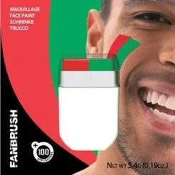 Jourdefete Fanbrush™ Rouge Et Vert