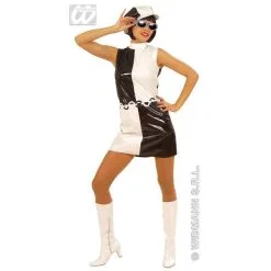 Jourdefete Robe Disco à Damiers