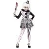 Jourdefete Déguisement Femme - Clown Noir Et Blanc - Taille Au Choix