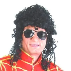 Jourdefete Perruque De Roi De La Pop