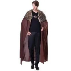 Jourdefete Cape Avec Fourrure Roi Cerf Adulte