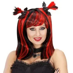 Jourdefete Perruque Sorcière Couettes Et Mèches - Coloris Au Choix