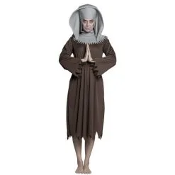 Jourdefete Déguisement De Bonne Soeur - Nonne - Zombie - Femme - Taille Unique