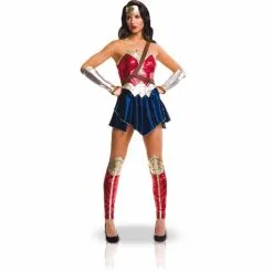 Jourdefete Déguisement Wonder Woman Adulte - Robe Et Accessoires - Taille Au Choix