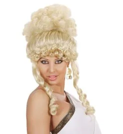 Jourdefete Perruque Déesse Olympienne Blonde